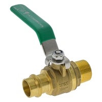 DN20 X 20MI Watermarked Ball Valve Press Fit Lever Handle Lead Free