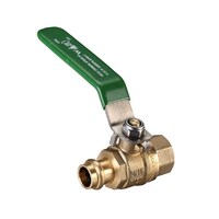 40mm Female X Copper Press Water Ball Valve Lever Handle Watermark