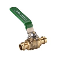 50mm Copper Press Water Ball Valve Lever Handle Watermark