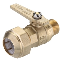 WMK Ball Valve BR 20MI X 25PE LF