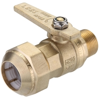 Watermarked Ball Valve Brass 25MI X 32PE