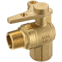 20FI X 20MI Right Angle Meter Stop Ball Valve 