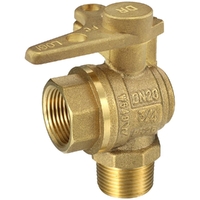 20MI X 20FI Right Angle Meter Stop Ball Valve 