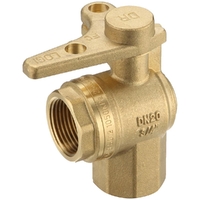 Watermarked Ball Valve Right Angle Meter Stop FI 25mm