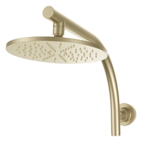 Evolve Round Wall Mounted Shower Brushed Gold