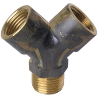 Y Piece Brass 15mm