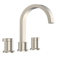 Zenith Basin Set - Swivel Spout - 4 Star - 1/4 Turn Ceramic Brushed Nickel (Lf)