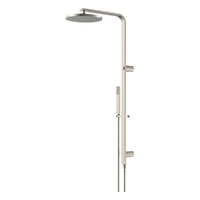 Zenith Combination Shower - Square Profile Hand Shower - Brushed Nickel