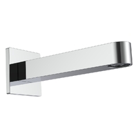 Zenith Wall Outlet 150Mm - Basin/Sink 4 Star - Square Plate Chrome (Lf)