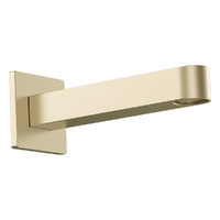 Zenith Wall Outlet 150Mm - Basin Sink 6 Star - Square Plate  Brushed Gold (Lf)