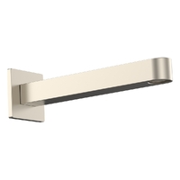 Zenith Wall Outlet 200Mm - Basin/Sink - Square Plate Brushed Nickel (Lf)