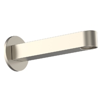 Zenith Wall Outlet 150Mm - Basin/Sink - Round Plate Brushed Nickel (Lf)