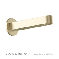 Zenith Wall Outlet 150Mm - Basin/Sink - Round Plate Gold (Lf)