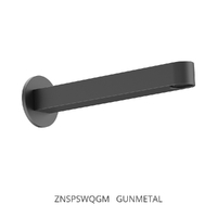Zenith Square Profile 200Mm Outlet - Bath - Round Plate Gunmetal