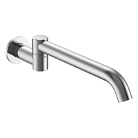 Zenith Swivel Wall Outlet 320Mm - Bath - Round Plate Chrome