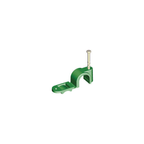1/2" Twist Nail Lagged Copper Green Quick Clip Closed 
