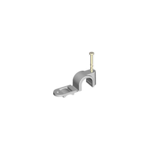 16mm Masonry Nail Polybutylene (PB) Grey Quick Clip Closed 