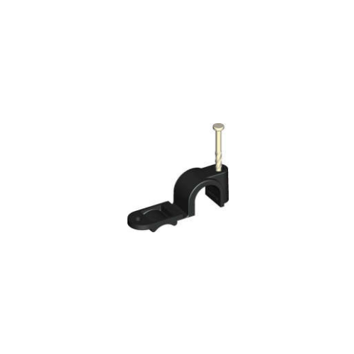 25mm Twist Nail Pex Black Quick Clip Closed 