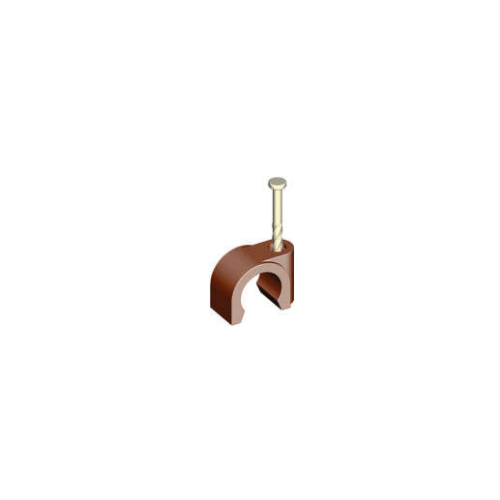 3/4" Twist Nail Copper Brown Quick Clip Open 