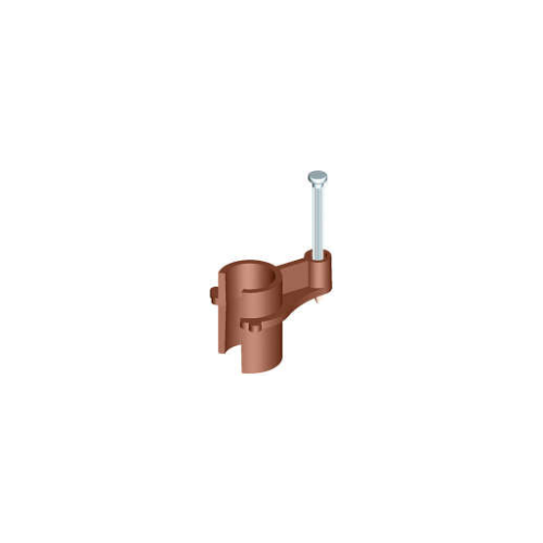 1/2" Masonry Nail Copper Brown Stud Clip 