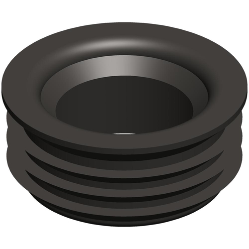 Flush Pipe Key Seal 50mm Black