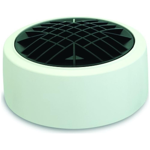 DT Surround Domed Grate White 100mm