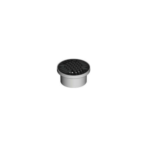 100mm Male Finishing Collar & Domed Grate DWV 