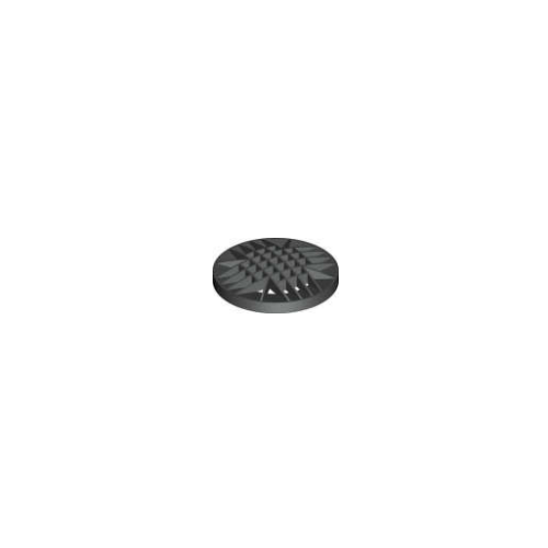 100mm Domed Black Grate Only DWV  F0332