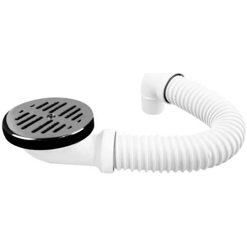 Flexidinger Shower Kit 1pc Grate Chrome