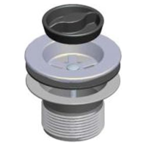 Plug & Waste Sink (Bolted) 50x50mm S/S