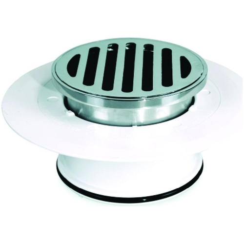 Maxi Swivel Sys RRJ Rnd Chr-Br 100x100mm