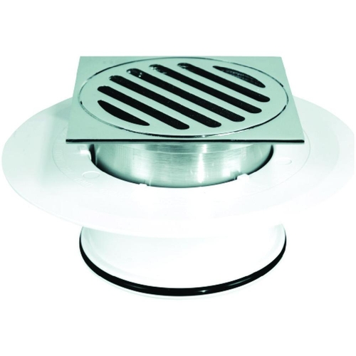 Maxi Swivel Sys RRJ Sq Chr-Br 100x100mm