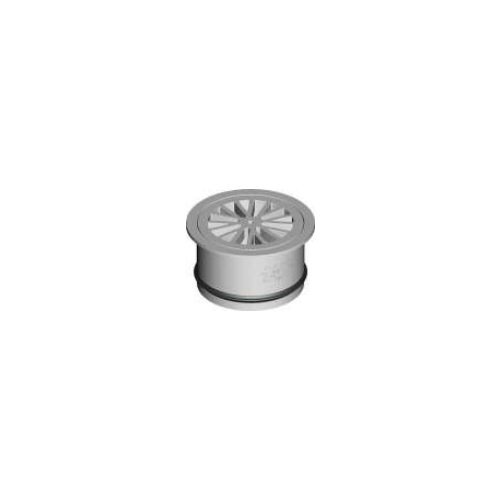 100mm Round White Rubber Ring Joint Floor Grate F0312
