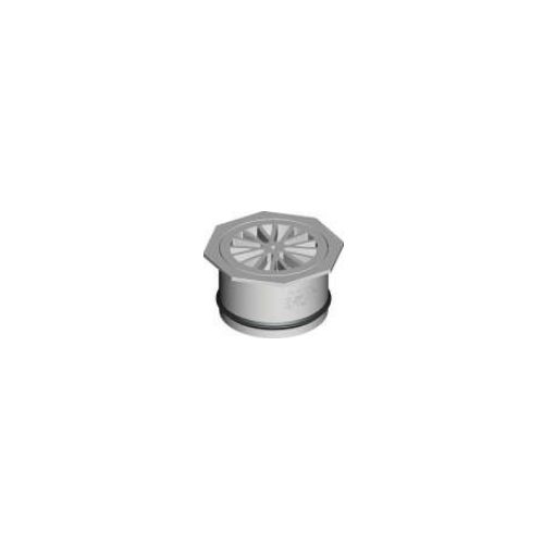 100mm Octagonal Rubber Ring Joint Floor Grate F0310