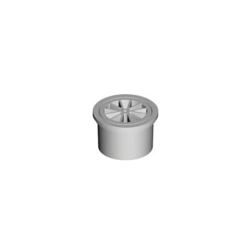50mm Round White Floor Grate 