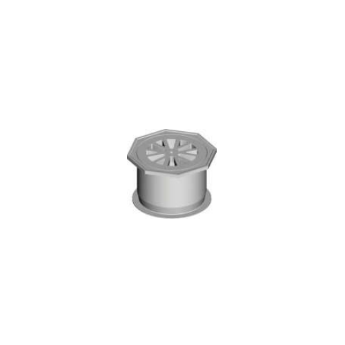 Plas-fin Waste Oct White 80mm 