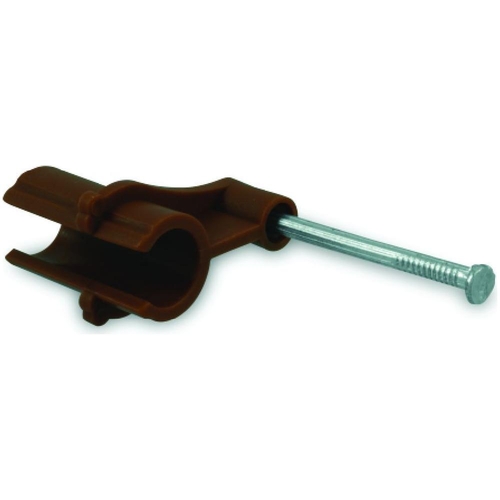 Stud Clip Cop Brown 1"     Mas Nail