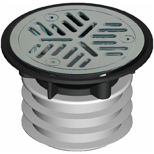 Vinyl Floor Wst F/Fin Grate HDPE 80mm