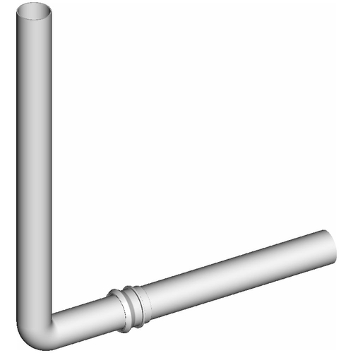 Flush Pipe High Level Ext 50mm