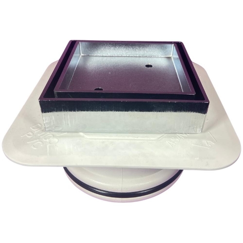 M/Adap Sys RRJ Sq-flg Rnd Chr-Br 100mm