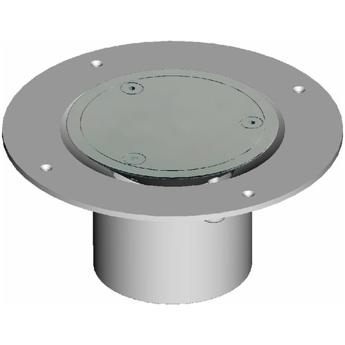 Vinyl Floor Wst Flange SW Solid 80mm