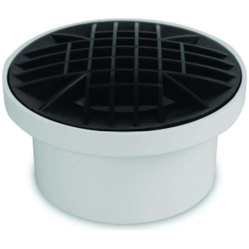 DWV F/Collar & Domed Grate Male 90mm