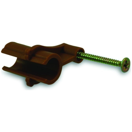 Stud Clip Cop Brown 1"     M-Tek Scr