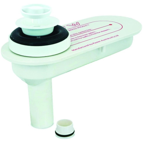 Bath Waste Connector Kit Std White 40mm