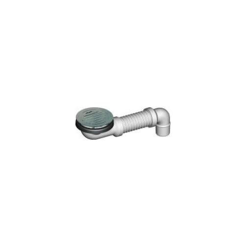 Flexidinger Shower Kit 2pc Grate Chrome 