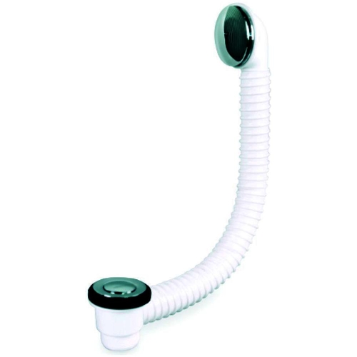 Brass Overflow Kit & Bath Waste Pop-Up 40mm