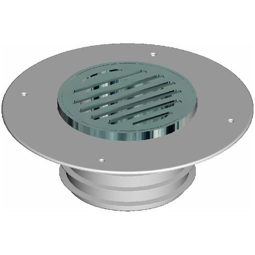 Maxi Swivel Sys F/Fin HDPE Rnd 100x100mm