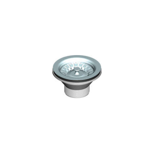 90x50mm Stainles Steel Sink Basket Plug & Waste  