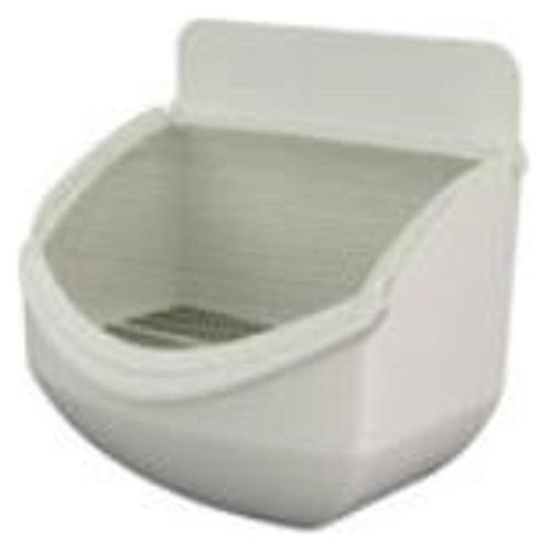 Leaf Guard Rear Outlet 90mm WHITE