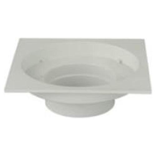 S/Water F/Collar Sq Male 90mm
